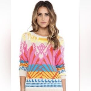 Mara Hoffman Multicolor Crew Neck Sweater